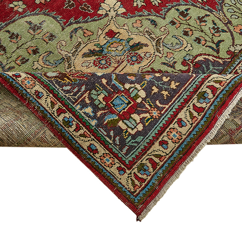 Alfombra Oriental Vintage Anudada a Mano - 300 cm x 390 cm - K0091147
