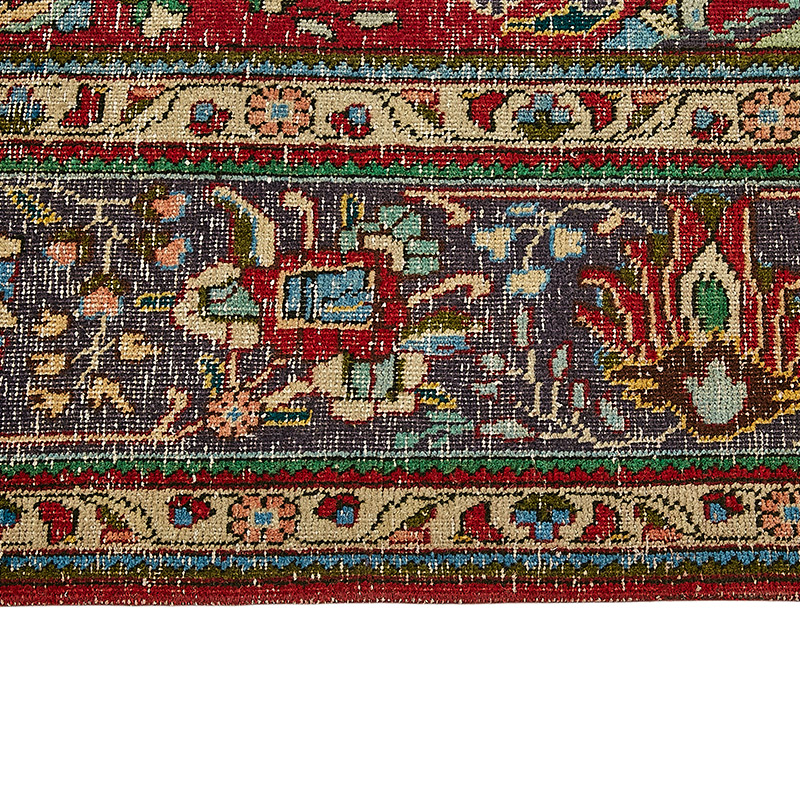 Alfombra Oriental Vintage Anudada a Mano - 300 cm x 390 cm - K0091147