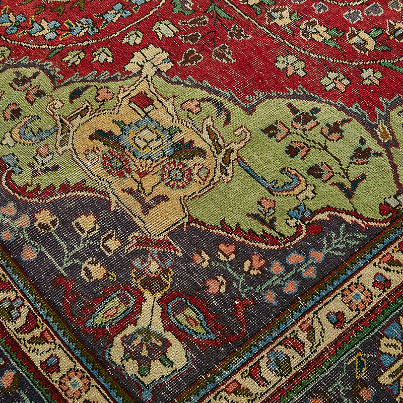 Alfombra Oriental Vintage Anudada a Mano - 300 cm x 390 cm - K0091147
