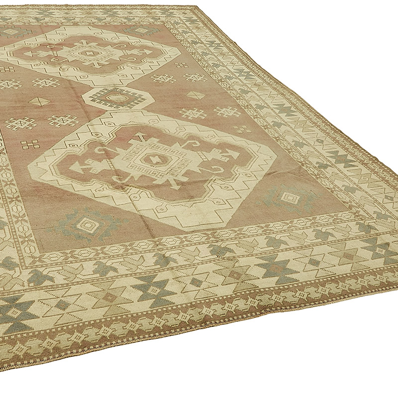 El Dokuma Vintage Halı - 230 cm x 342 cm - K0091148