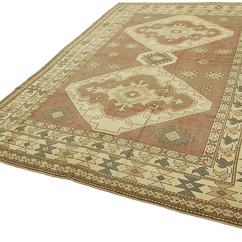 El Dokuma Vintage Halı - 230 cm x 342 cm - K0091148