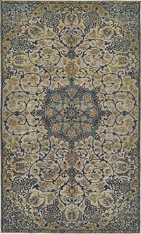 Vintage Hand-Knotted Oriental Rug - 5' 2" x 8' 8" (62" x 104")