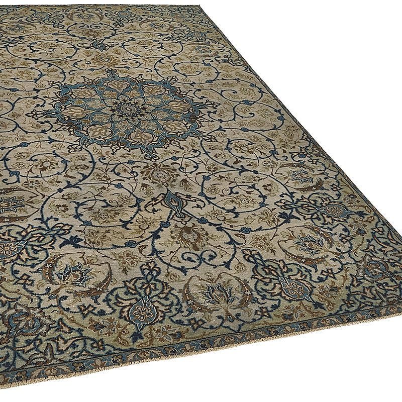 Alfombra Oriental Vintage Anudada a Mano - 158 cm x 264 cm - K0091153