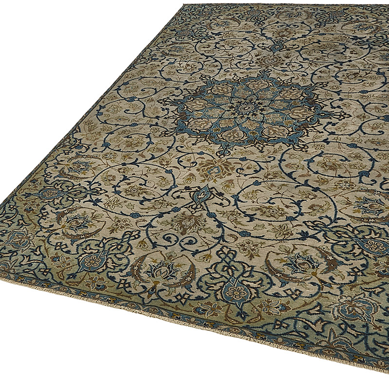 Alfombra Oriental Vintage Anudada a Mano - 158 cm x 264 cm - K0091153