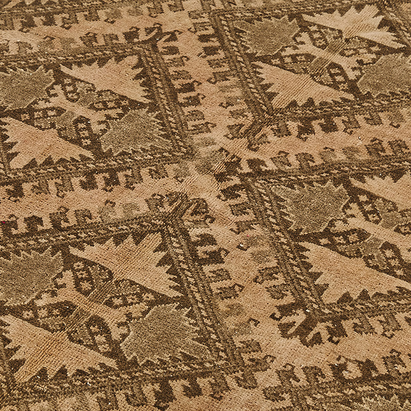 Vintage Hand-Knotted Oriental Rug - 6' 7" x 8' 8" (79" x 104") - K0091156