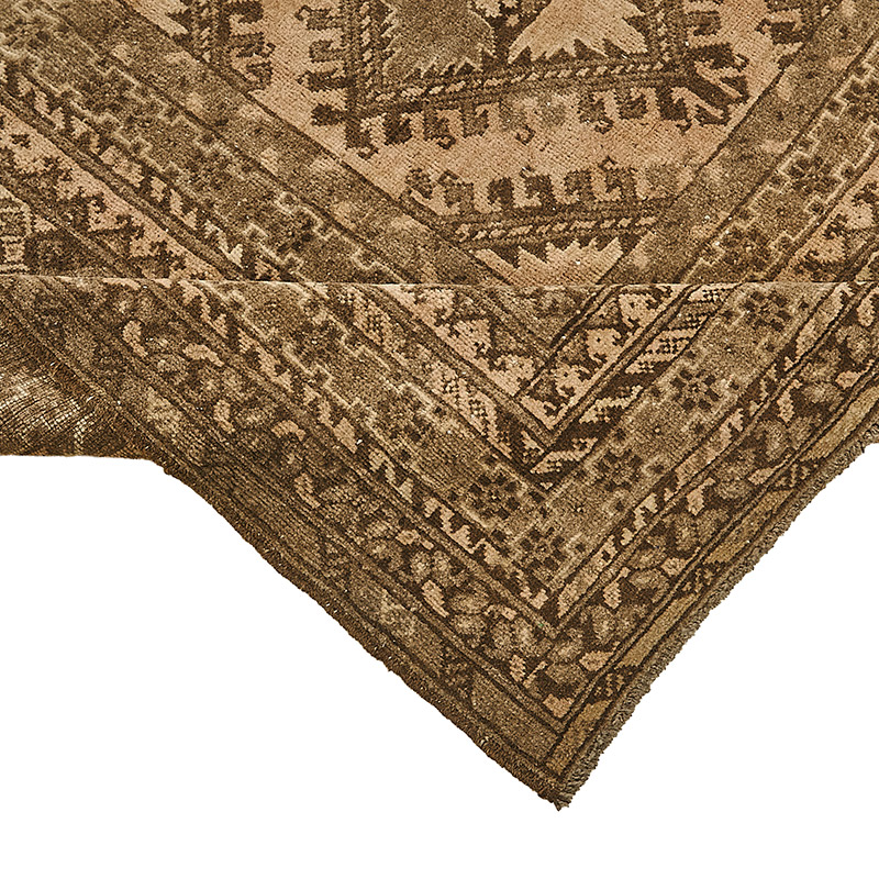 Vintage Hand-Knotted Oriental Rug - 6' 7" x 8' 8" (79" x 104") - K0091156