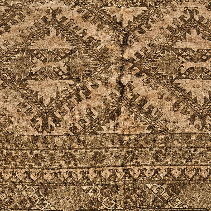 Vintage Hand-Knotted Oriental Rug - 6' 7" x 8' 8" (79" x 104") - K0091156