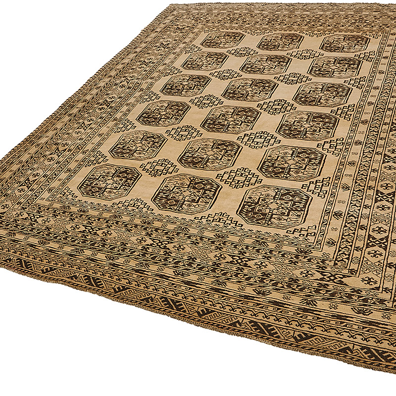 Vintage Hand-Knotted Oriental Rug - 6' 11" x 9' 2" (83" x 110") - K0091157