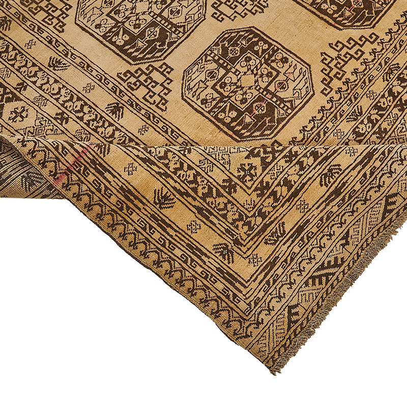 Vintage Hand-Knotted Oriental Rug - 6' 11" x 9' 2" (83" x 110") - K0091157