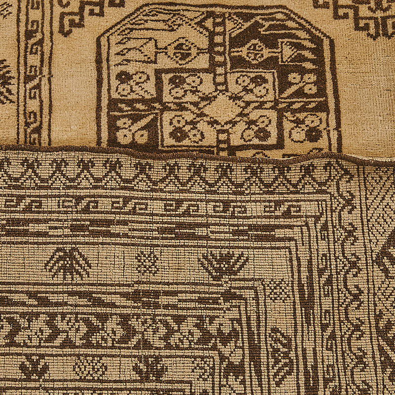 Vintage Hand-Knotted Oriental Rug - 6' 11" x 9' 2" (83" x 110") - K0091157