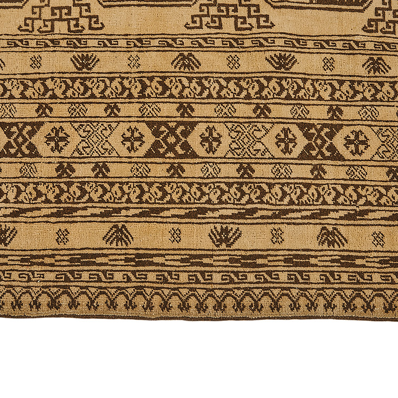 Vintage Hand-Knotted Oriental Rug - 6' 11" x 9' 2" (83" x 110") - K0091157