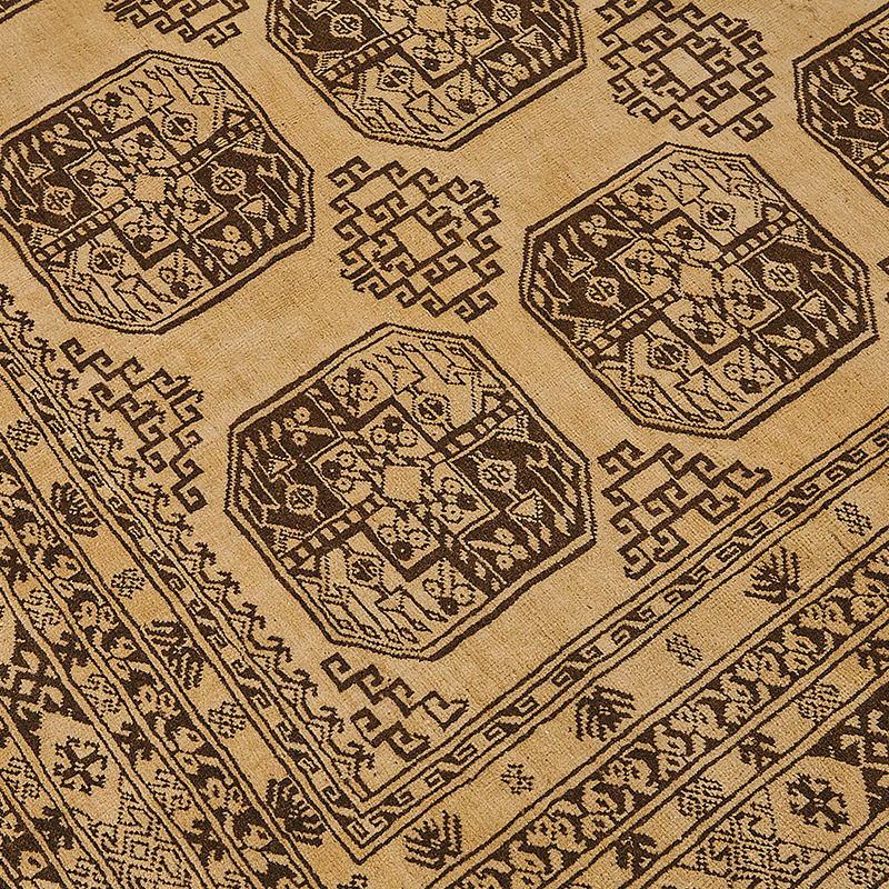 Vintage Hand-Knotted Oriental Rug - 6' 11" x 9' 2" (83" x 110") - K0091157