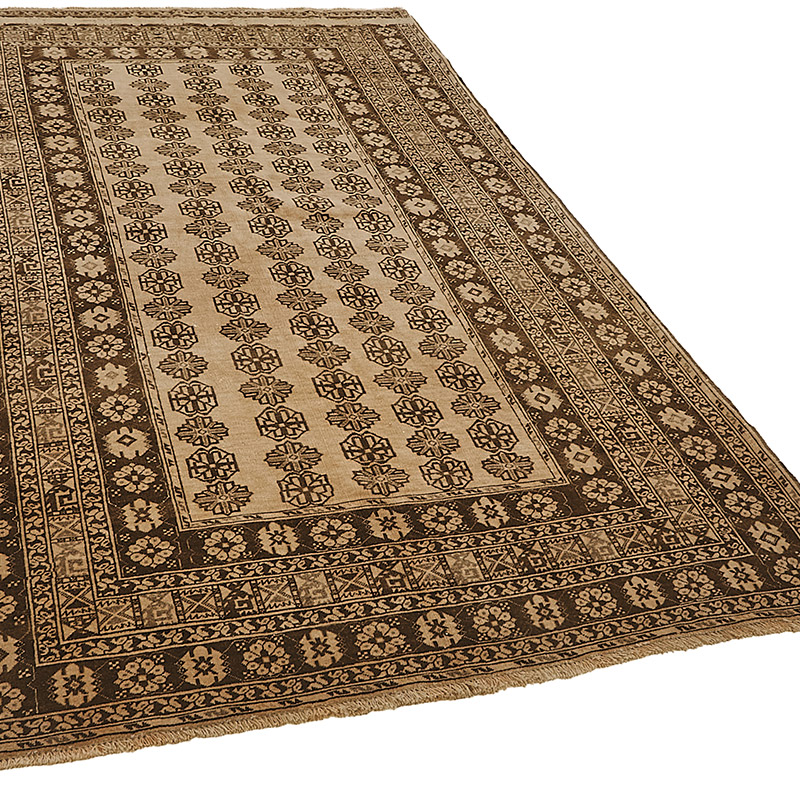 Vintage Hand-Knotted Oriental Rug - 4' 11" x 8' 5" (59" x 101") - K0091159