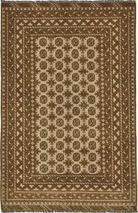 Vintage Hand-Knotted Oriental Rug - 5' 2" x 7' 11" (62" x 95")