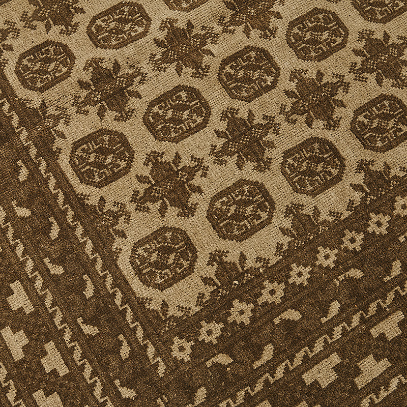 Alfombra Oriental Vintage Anudada a Mano - 158 cm x 242 cm - K0091160