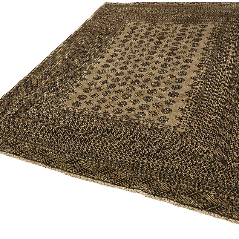 Alfombra Oriental Vintage Anudada a Mano - 210 cm x 250 cm - K0091162