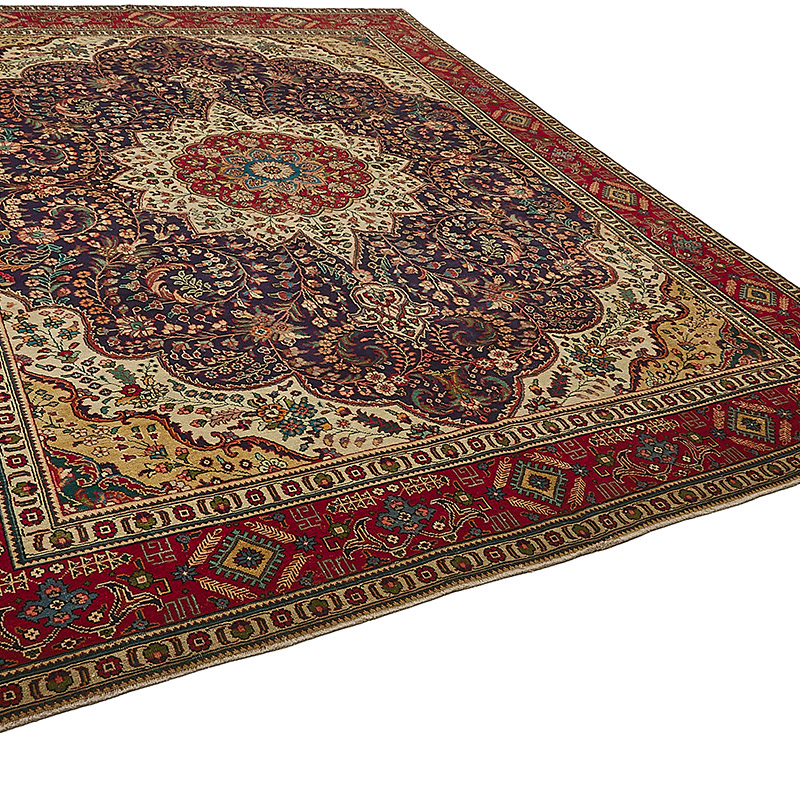 Alfombra Oriental Vintage Anudada a Mano - 296 cm x 380 cm - K0091163