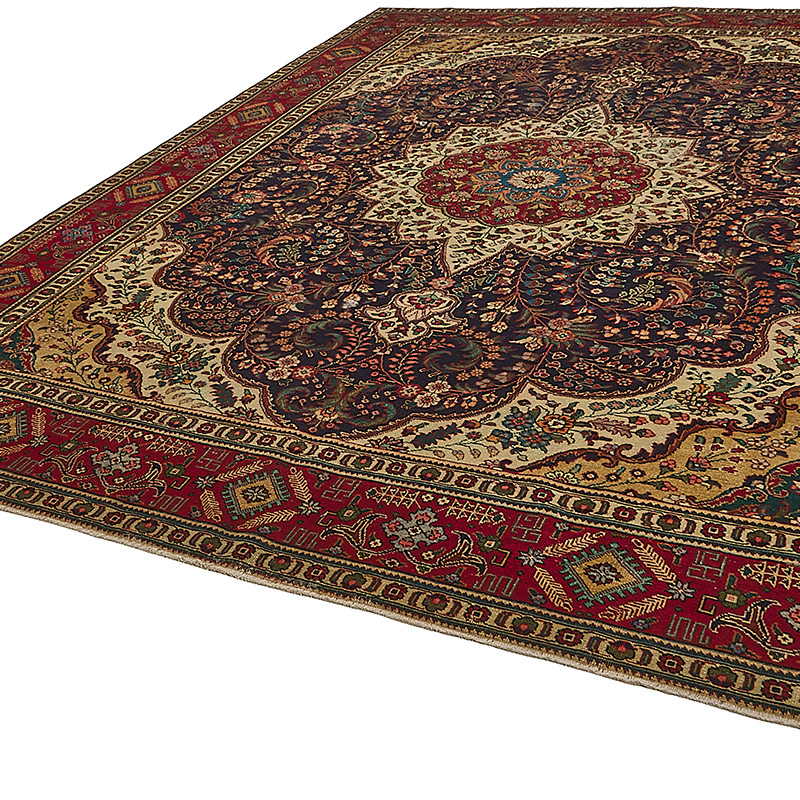 Alfombra Oriental Vintage Anudada a Mano - 296 cm x 380 cm - K0091163