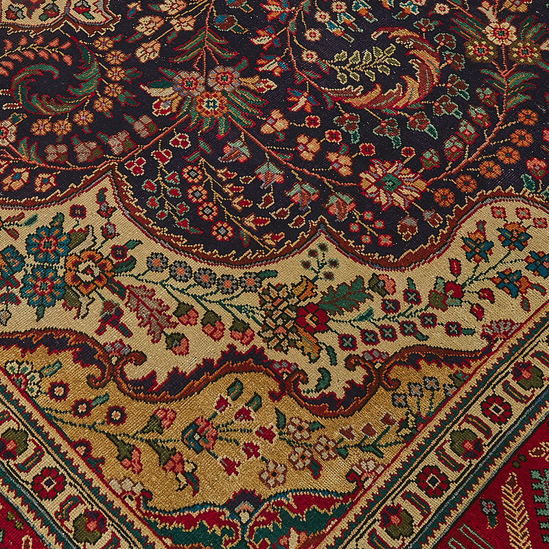 Alfombra Oriental Vintage Anudada a Mano - 296 cm x 380 cm - K0091163