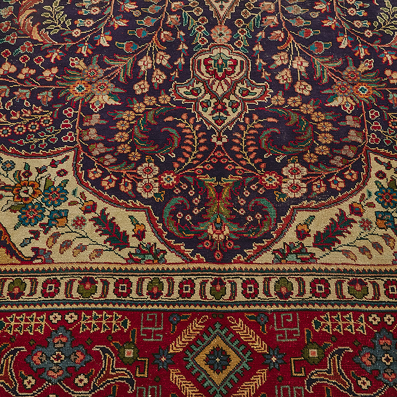 Alfombra Oriental Vintage Anudada a Mano - 296 cm x 380 cm - K0091163