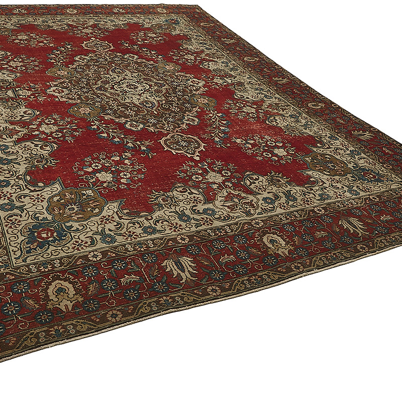 El Dokuma Vintage Halı - 292 cm x 390 cm - K0091171