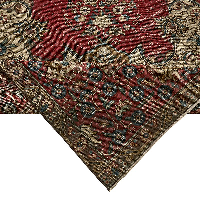 El Dokuma Vintage Halı - 292 cm x 390 cm - K0091171
