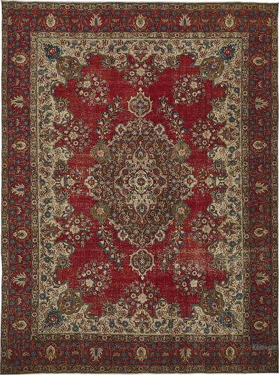 El Dokuma Vintage Halı - 292 cm x 390 cm