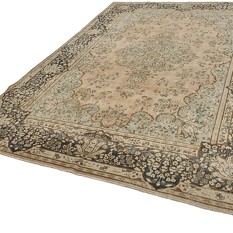 Vintage Hand-Knotted Oriental Rug - 8' 4" x 11' 7" (100" x 139") - K0091173