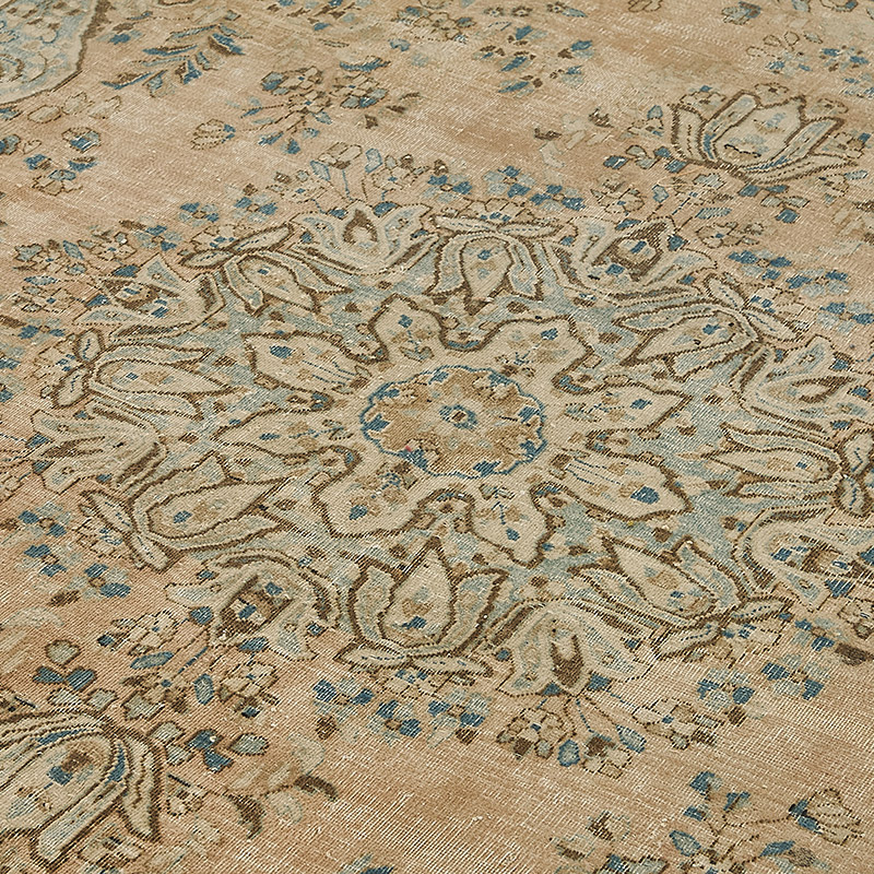 Vintage Hand-Knotted Oriental Rug - 8' 4" x 11' 7" (100" x 139") - K0091173