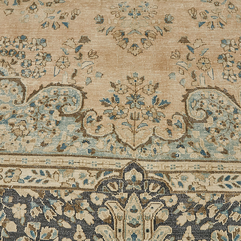 Vintage Hand-Knotted Oriental Rug - 8' 4" x 11' 7" (100" x 139") - K0091173