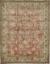 El Dokuma Vintage Halı - 308 cm x 396 cm