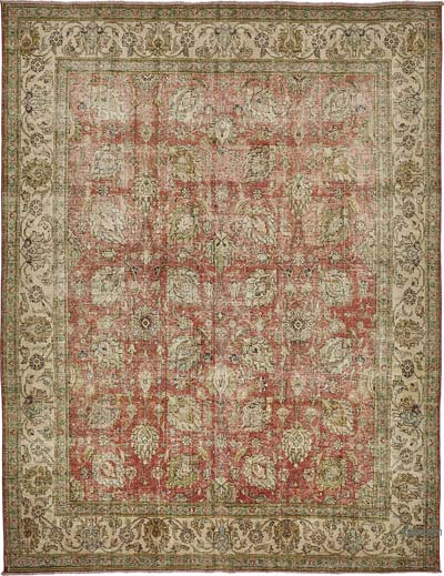 El Dokuma Vintage Halı - 308 cm x 396 cm