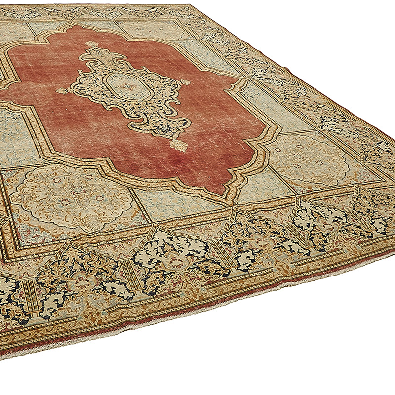 Alfombra Oriental Vintage Anudada a Mano - 287 cm x 387 cm - K0091175