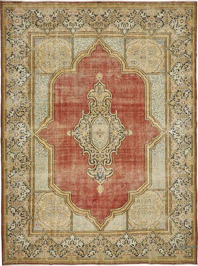 El Dokuma Vintage Halı - 287 cm x 387 cm