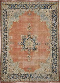El Dokuma Vintage Halı - 302 cm x 420 cm