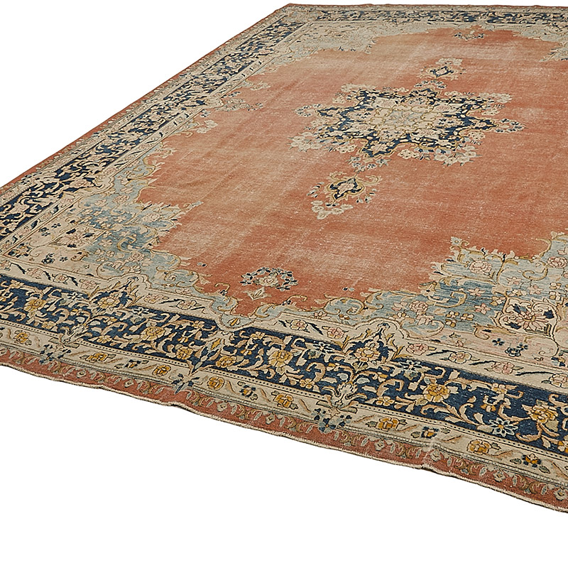 Alfombra Oriental Vintage Anudada a Mano - 302 cm x 420 cm - K0091176