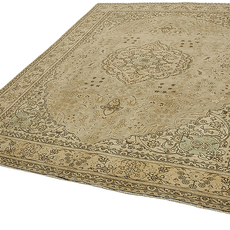 Vintage Hand-Knotted Oriental Rug - 7' 8" x 10' 8" (92" x 128") - K0091178