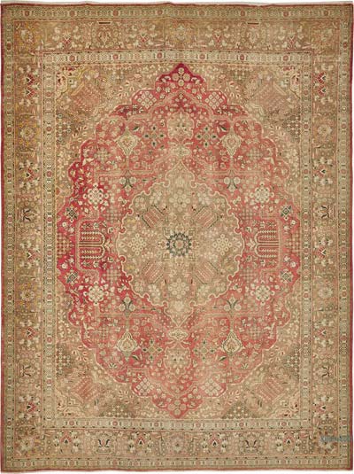 El Dokuma Vintage Halı - 276 cm x 377 cm