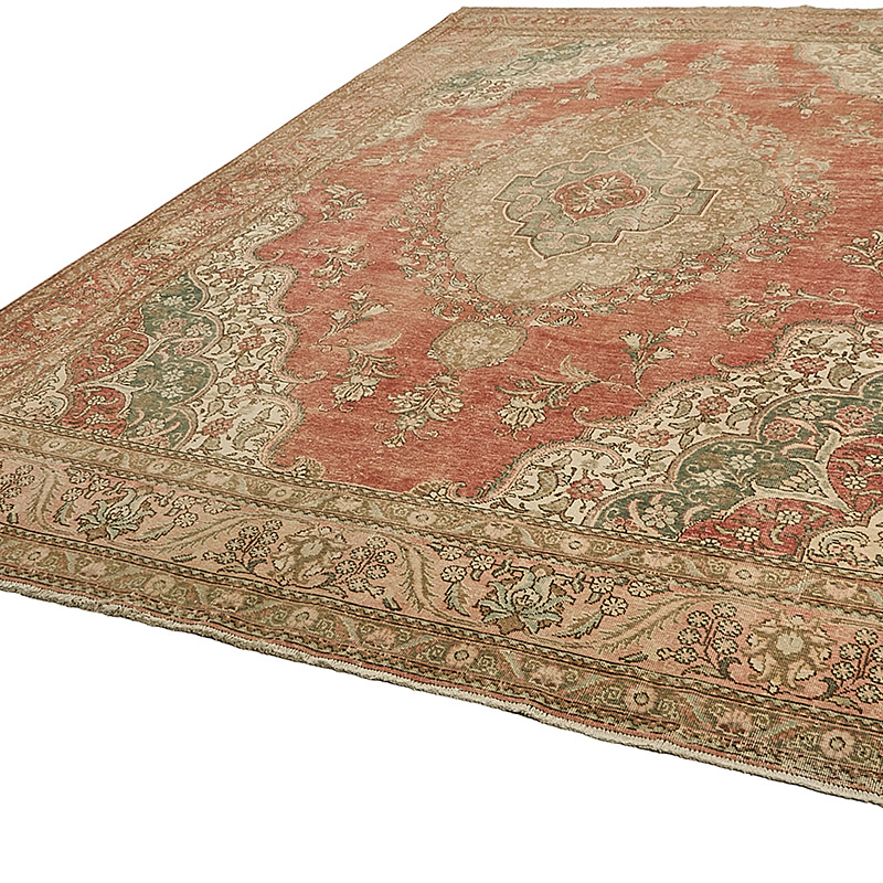 Alfombra Oriental Vintage Anudada a Mano - 303 cm x 411 cm - K0091180