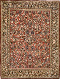 Alfombra Oriental Vintage Anudada a Mano - 266 cm x 346 cm