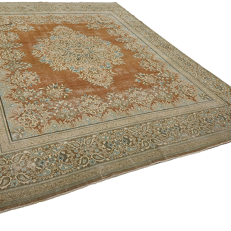 Vintage Hand-Knotted Oriental Rug - 9'  x 12' 5" (108" x 149") - K0091187