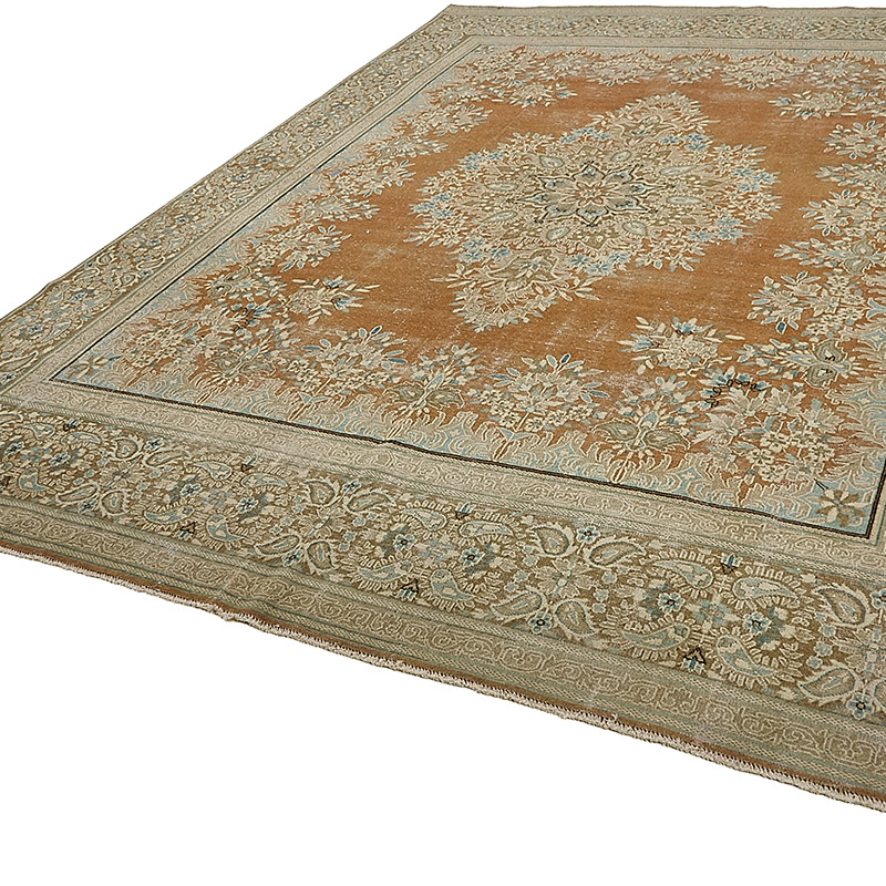 Vintage Hand-Knotted Oriental Rug - 9'  x 12' 5" (108" x 149") - K0091187