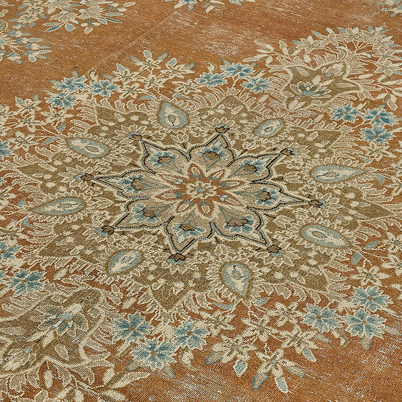 Vintage Hand-Knotted Oriental Rug - 9'  x 12' 5" (108" x 149") - K0091187