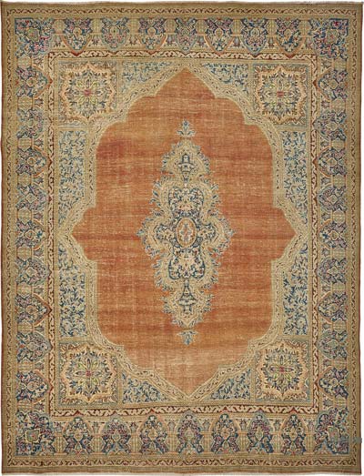 El Dokuma Vintage Halı - 295 cm x 387 cm