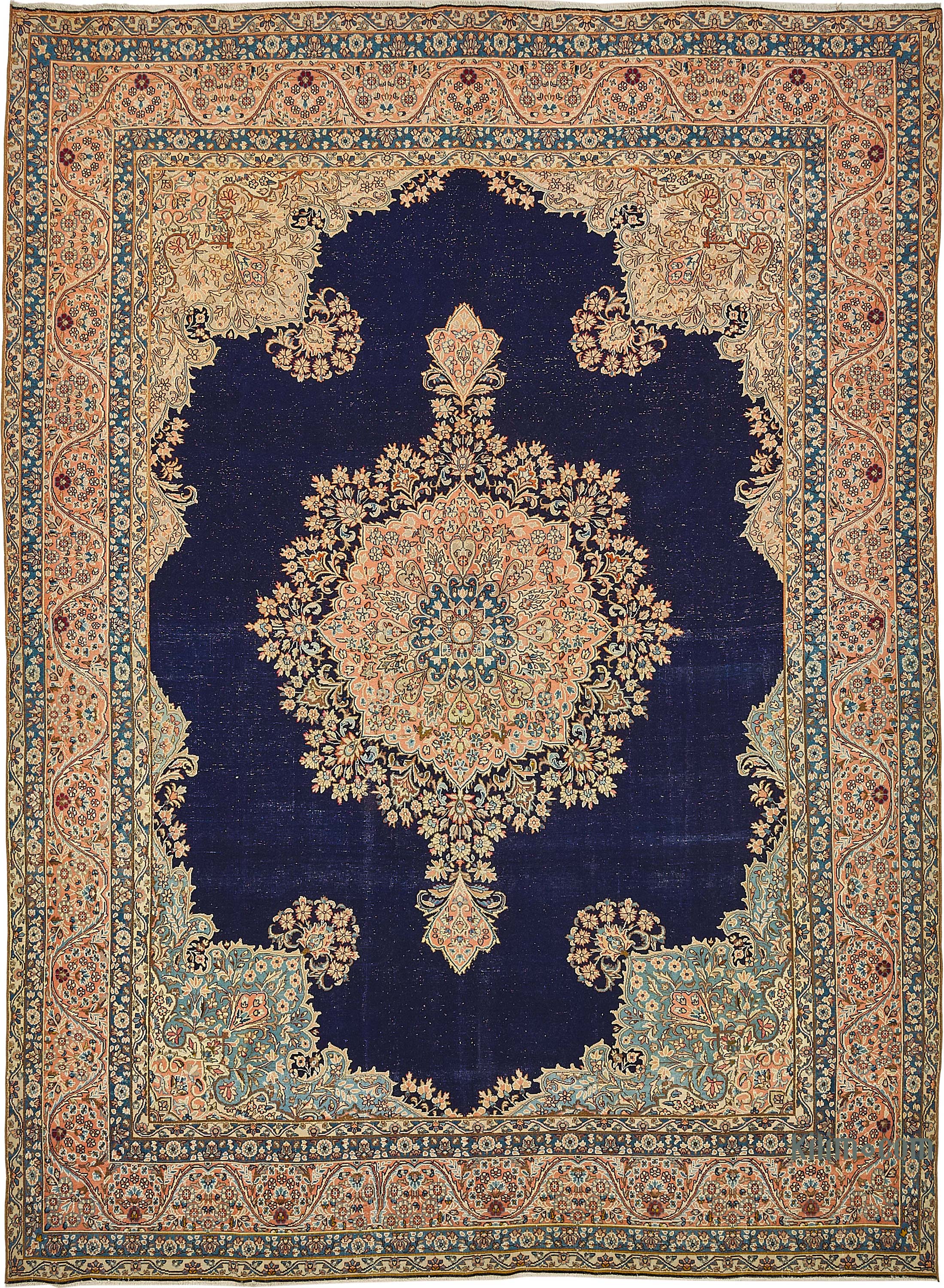 Vintage Hand-Knotted Oriental Rug - 8' 9