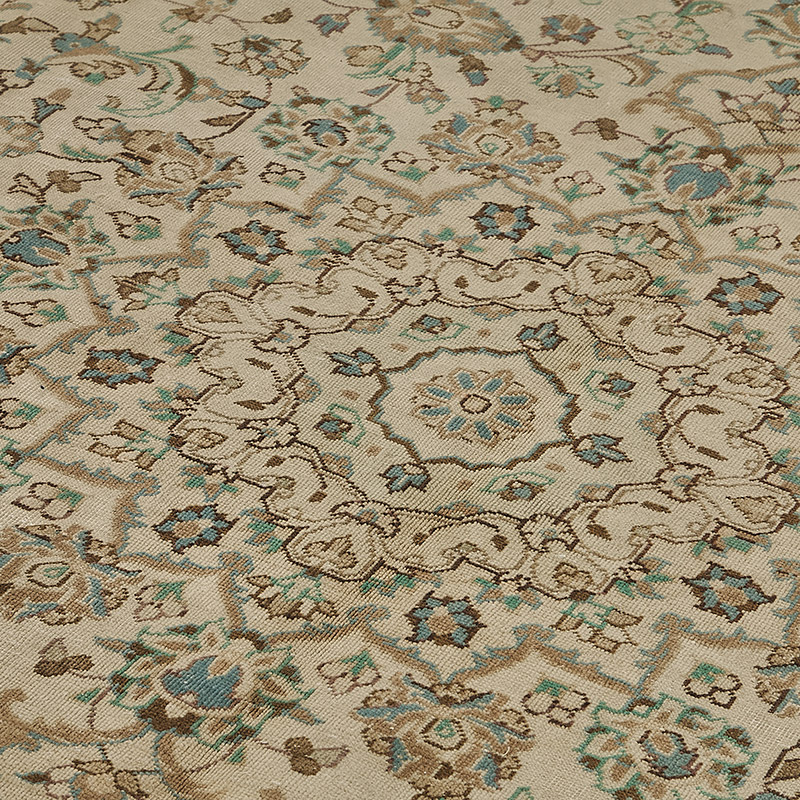 Vintage Hand-Knotted Oriental Rug - 7' 9" x 11' 1" (93" x 133") - K0091190