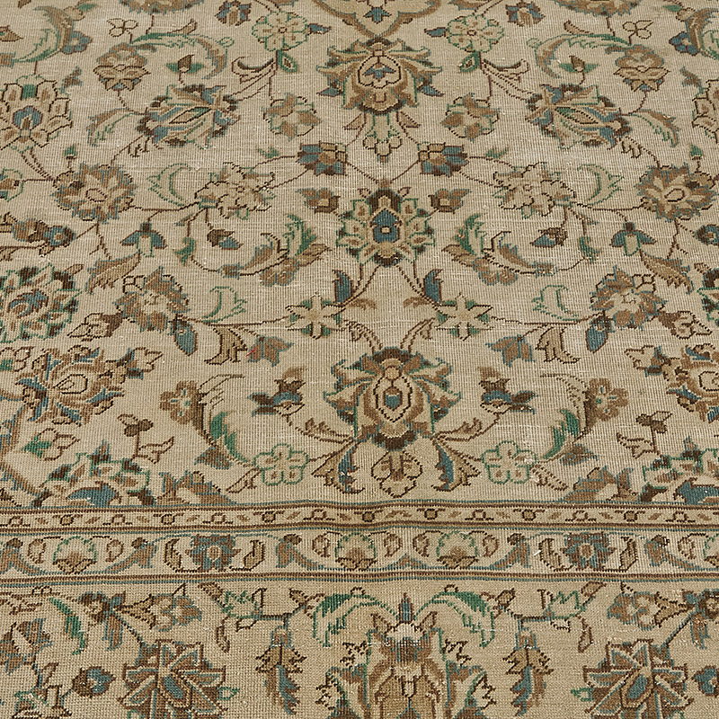 Vintage Hand-Knotted Oriental Rug - 7' 9" x 11' 1" (93" x 133") - K0091190