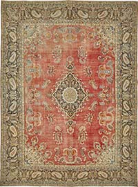 El Dokuma Vintage Halı - 290 cm x 393 cm