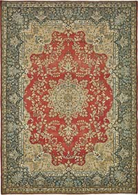 Alfombra Oriental Vintage Anudada a Mano - 270 cm x 377 cm