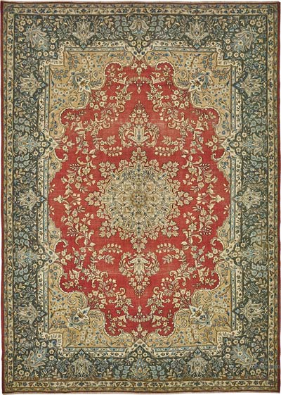 El Dokuma Vintage Halı - 270 cm x 377 cm